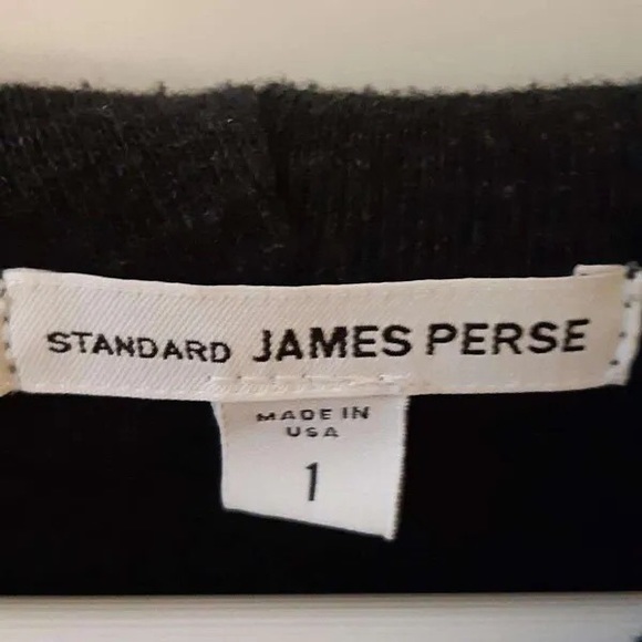 James Perse black zip up hoodie. Size 1 - Picture 6 of 7